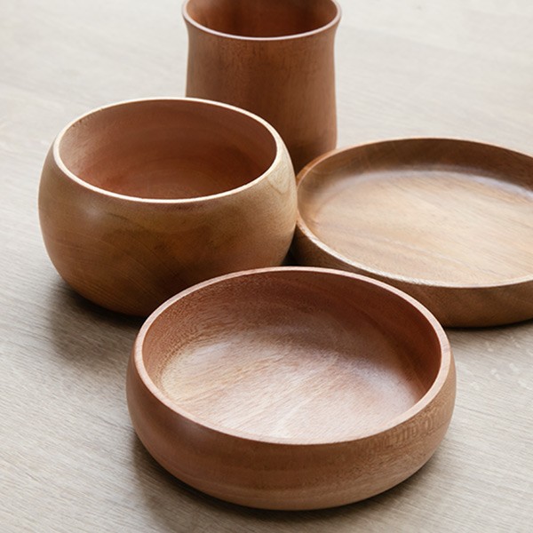 プレート 13cm 木 SoliD. 食器 食洗機対応 （ お皿 取り皿 小皿 木製