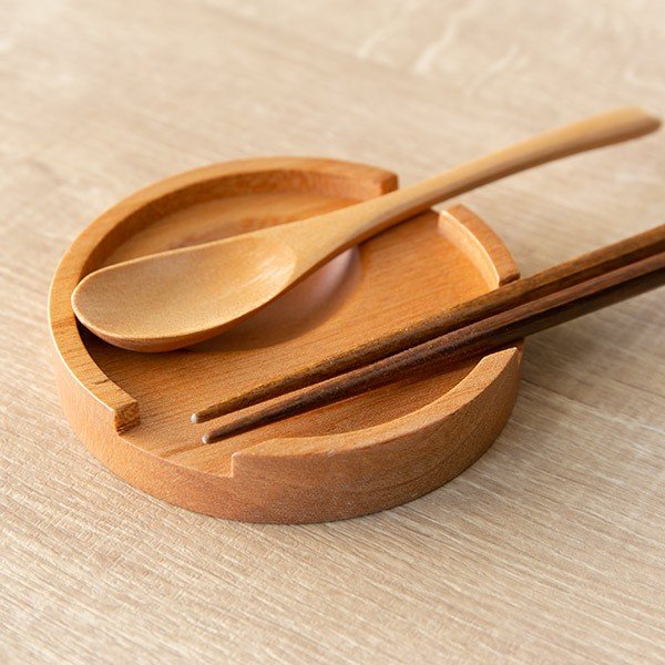 箸置き 木 SoliD. 食器 食洗機対応 カトラリーレスト （ スプーン