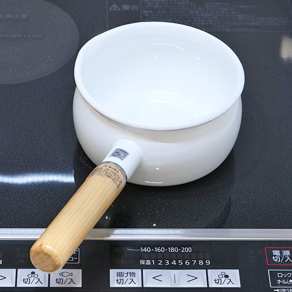 パール金属 ミルクパン 15cm IH対応 ホーロー アミュレット （ ガス火