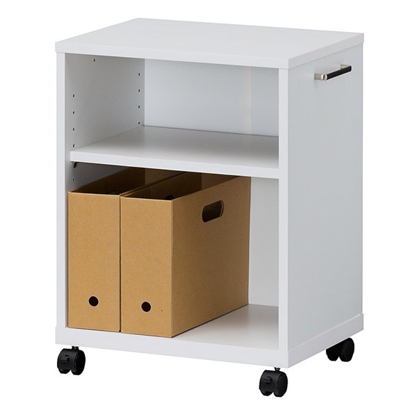 書類ラック 幅45cm 2段 キャスター付 オフィス家具 オフィスコ2