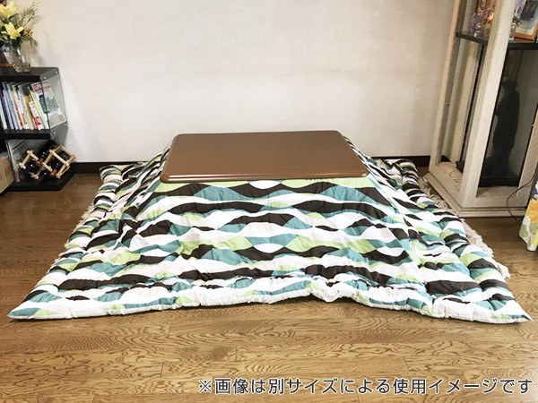 こたつ　こたつ布団セット　国産家具調こたつ国産こたつ布団 こたつ布団 長方形 日本製 和柄 約205×245cm