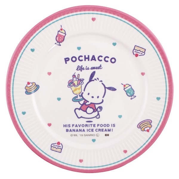 未使用　レトロ　ポチャッコ ダイカットコルクボード 約25cm sanrio（サンリオ） プレート 17cm ポチャッコ メラミン製 NATSUKASHI