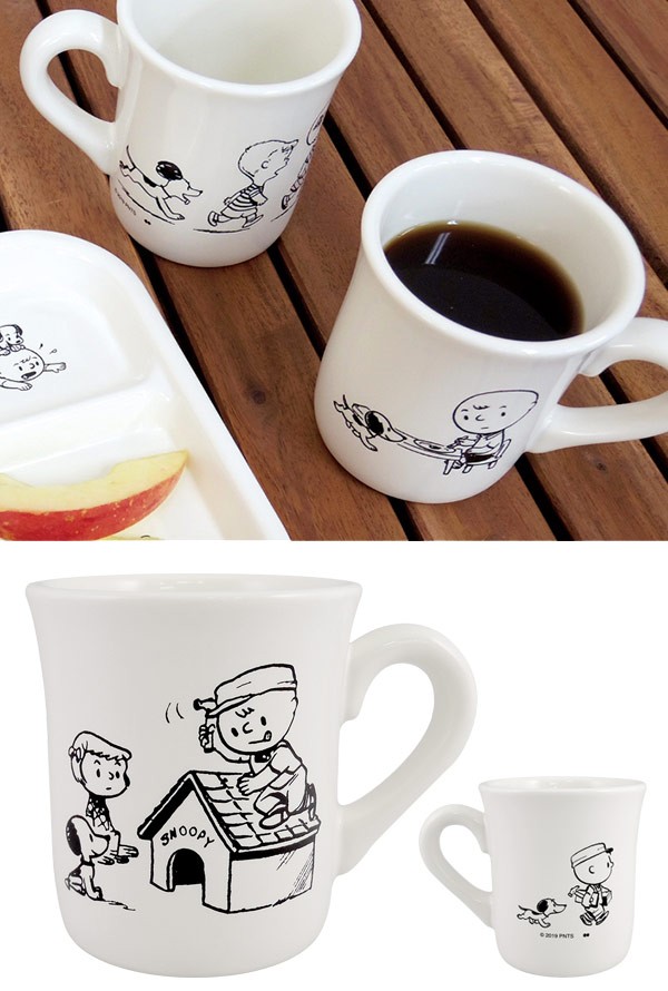 SNOOPY（スヌーピー） マグカップ 300ml 50's PEANUTS 磁器 日本製