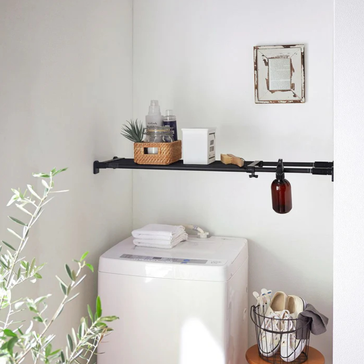 平安伸銅工業 つっぱり棚 幅73〜112cm パワフル 突ぱり棚 マット