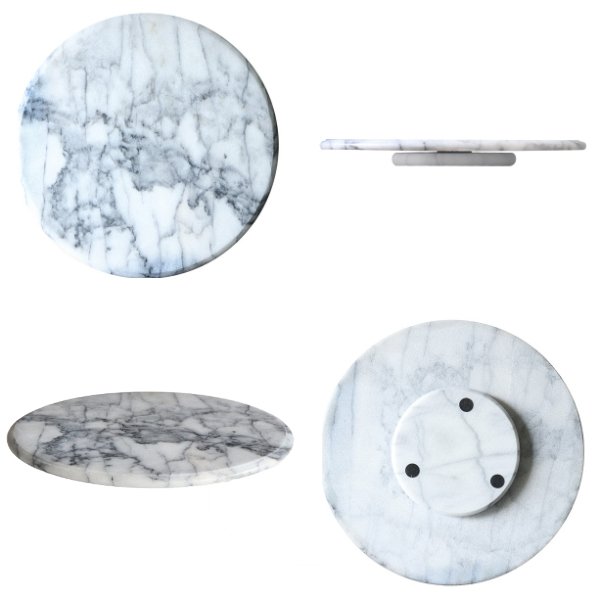 パール金属 回転台 ケーキ 30cm 大理石 ケーキスタンド スイーツ