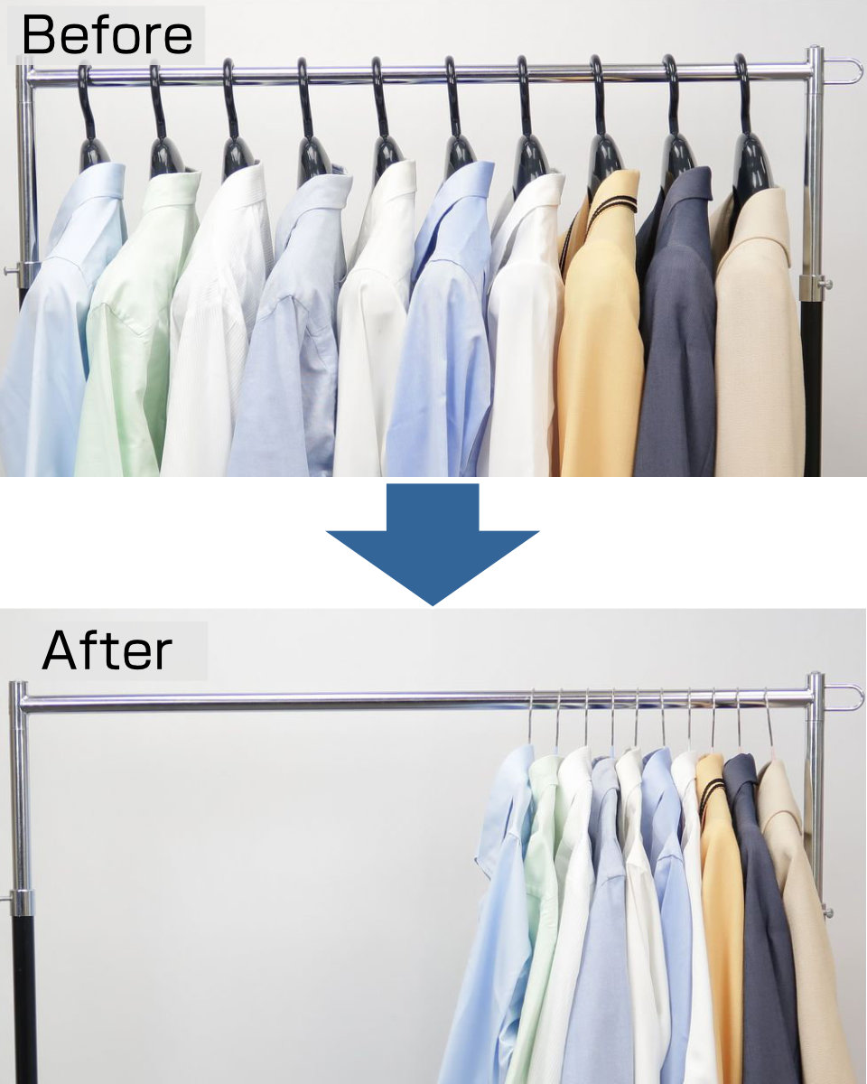 サワフジ 洗濯ハンガー 収納ハンガー 洗濯・収納どちらにでも使える
