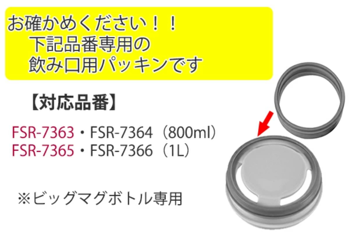 パッキン 飲み口用 フォルテックスピード ビッ...の詳細画像3
