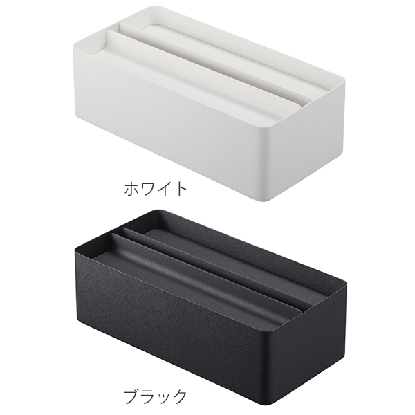 山崎実業 tower 蓋付きペーパータオルケー...の詳細画像2