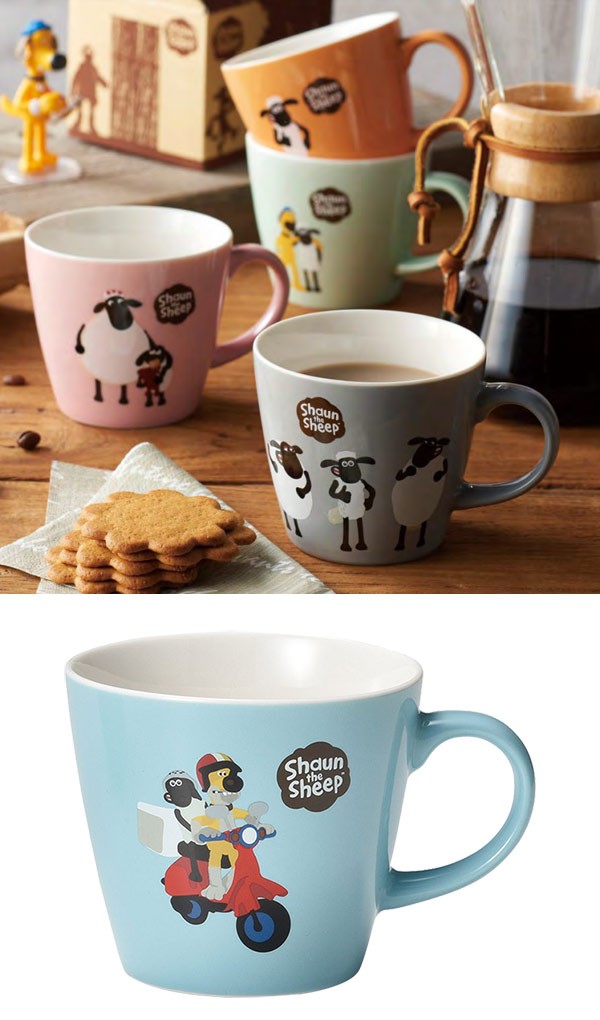 マグカップ 300ml ショーンモペッド ひつじのショーン 洋食器 磁器