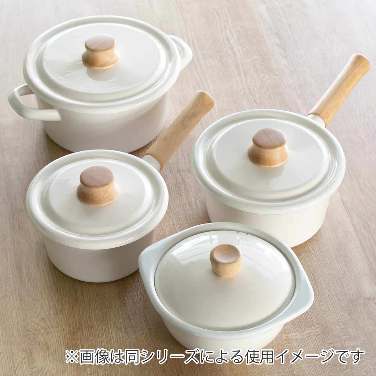 富士ホーロー ミルクパン 14cm IH対応 ホーロー鍋 Honey Ware ハニー