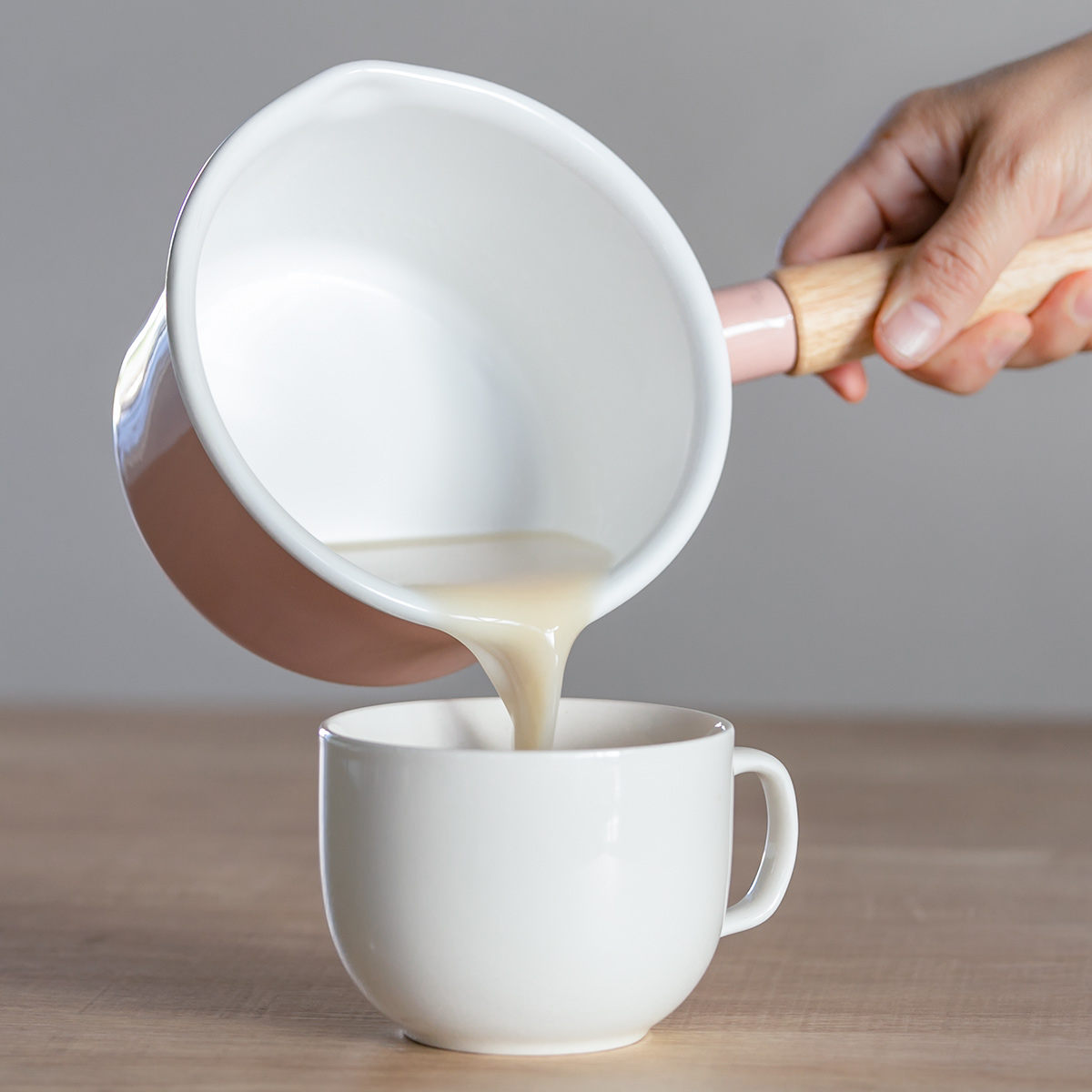 富士ホーロー ミルクパン 14cm IH対応 ホーロー鍋 Honey Ware ハニー