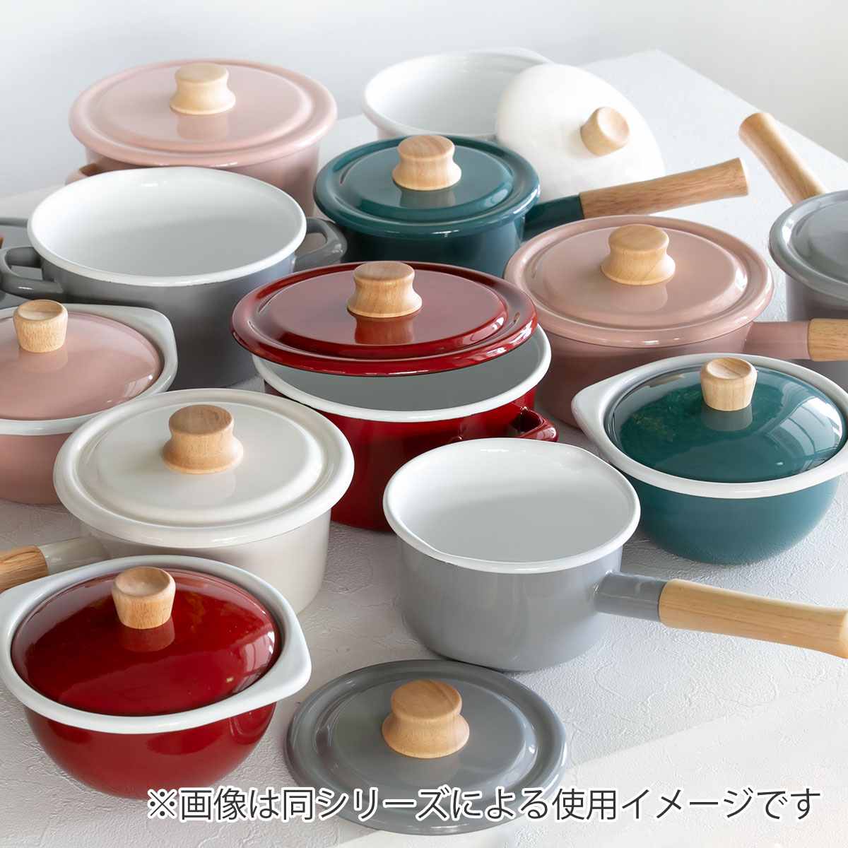 富士ホーロー キャセロール 18cm ホーロー鍋 Honey Ware ハニーウェア