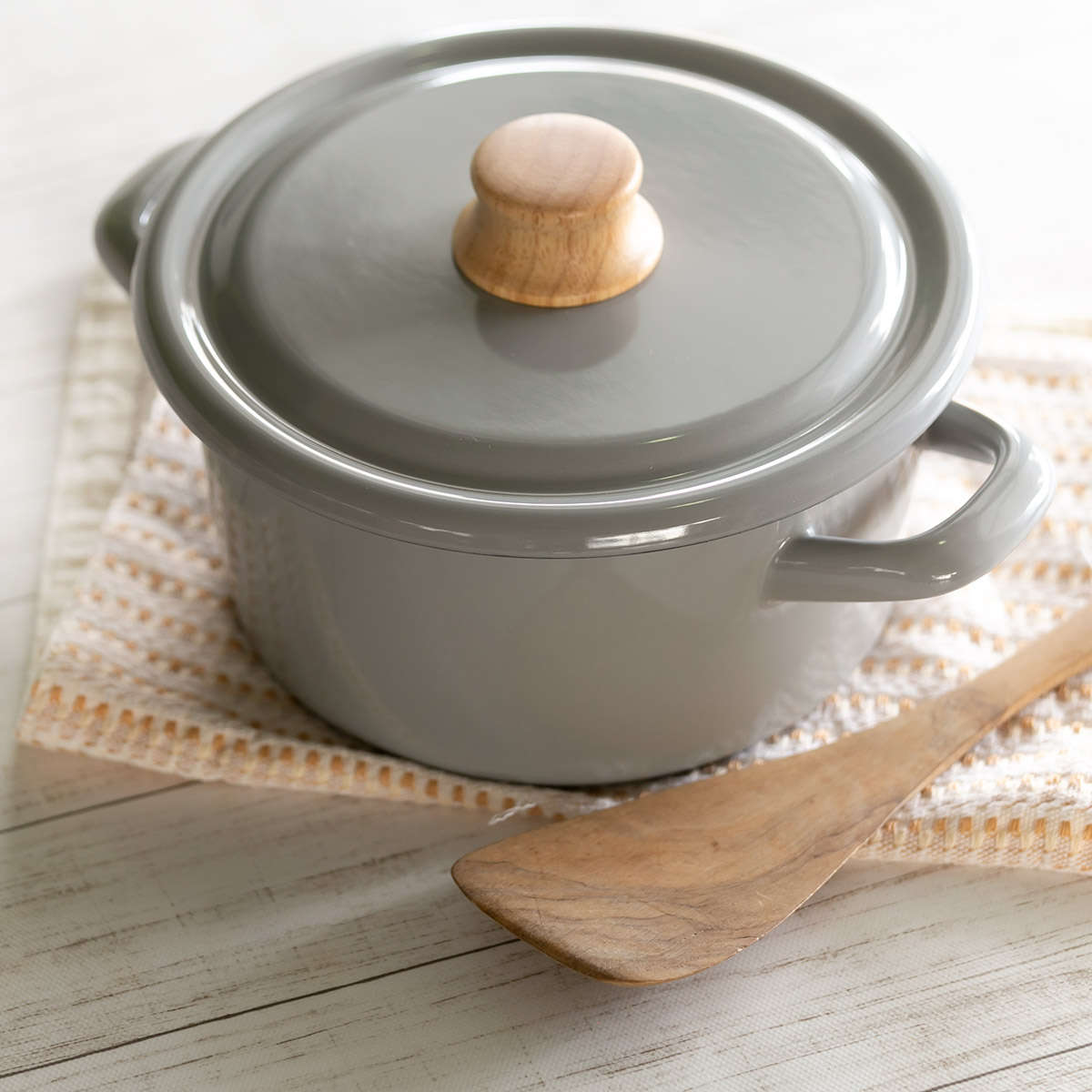 富士ホーロー キャセロール 18cm ホーロー鍋 Honey Ware ハニーウェア