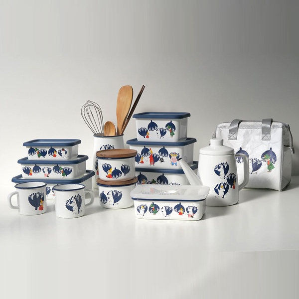 MOOMIN（ムーミン） 両手鍋 15cm ホーロー製 キャセロール Honeywere