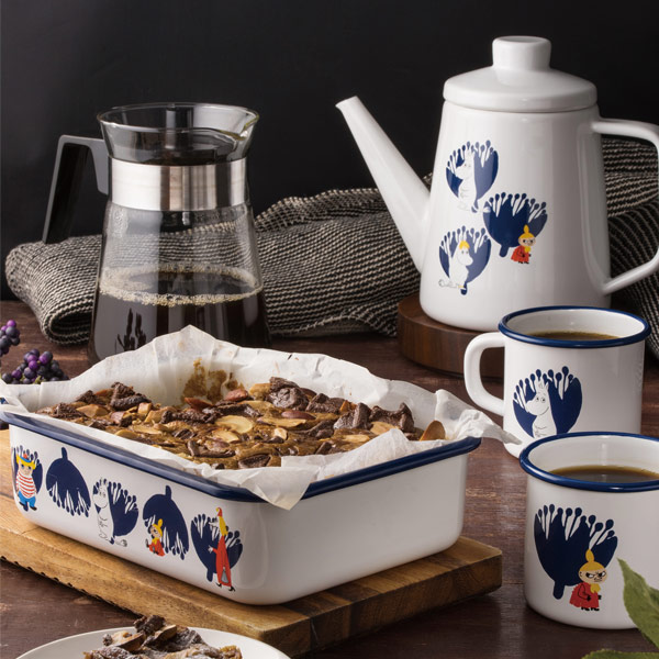 MOOMIN（ムーミン） 両手鍋 15cm ホーロー製 キャセロール Honeywere