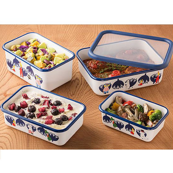 MOOMIN（ムーミン） 両手鍋 15cm ホーロー製 キャセロール Honeywere