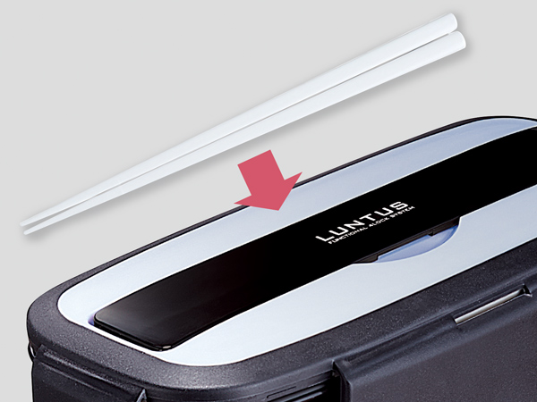 特価 弁当箱 2段 820ml 箸付き ランタ...の詳細画像2