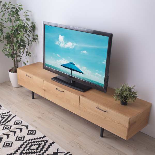 テレビ台 ローボード 幅200cm 日本製 シンプルデザイン （ テレビ