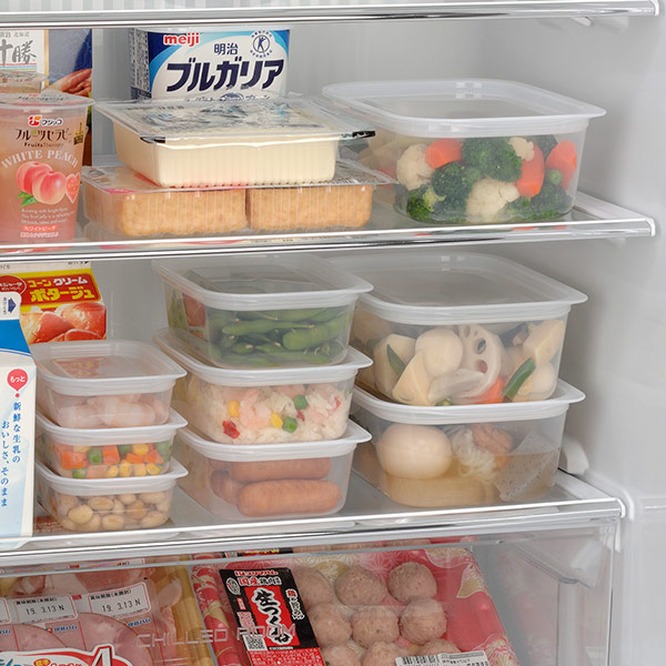 イノマタ化学 保存容器 S・M・L 3個ずつセット 角型 楽ちんパック