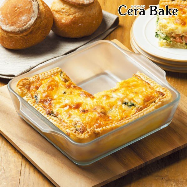 グラタン皿 19×16cm 大皿 スクエア スクエアロースター MS セラベイク