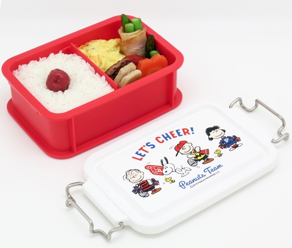 SNOOPY（スヌーピー） お弁当箱 1段 コンテナ 仕切り付 スポーツ 450ml