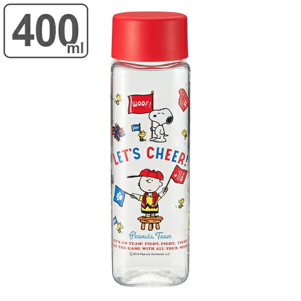 SNOOPY（スヌーピー） 水筒 プラスチック 直飲み スクエアボトル