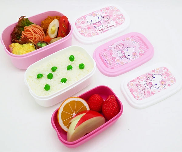 OSK（オーエスケー） お弁当箱 シール容器 3個入 入れ子式 ハロー