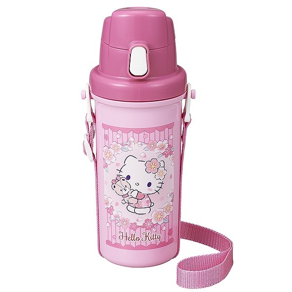 サンリオ ハローキティ 子ども用水筒 おしぼりケース 2点セット 日本製