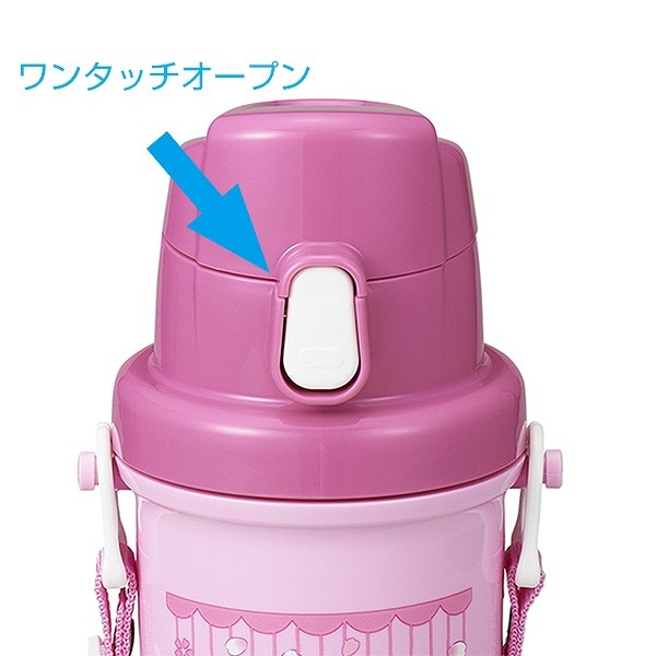 水筒 プラスチック 直飲み 軽量 ハローキティ サクラ 600ml 子供