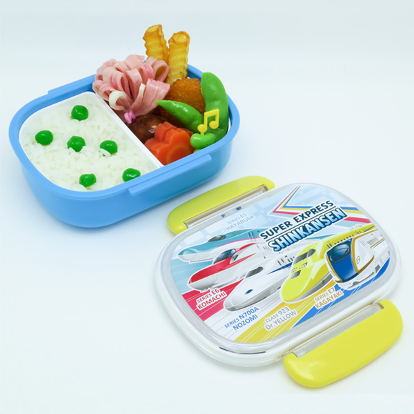 OSK（オーエスケー） お弁当箱 1段 小判型 360ml 新幹線 子供 ランチ