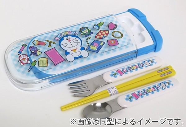 トリオセット 箸 フォーク スプーン ブルーンカー スライド式 乗り物