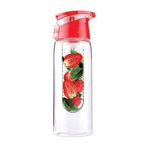 水筒 マグボトル クリアボトル 600ml ウォーターボトル ボトル レッド