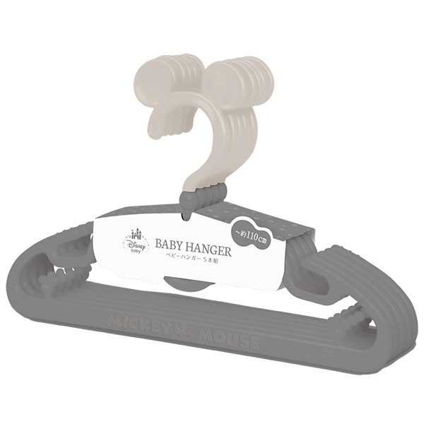 Disney（ディズニー） ハンガー 赤ちゃん 5本組 ミッキーマウス