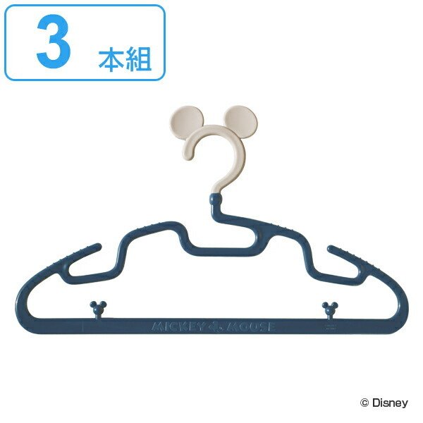 Disney（ディズニー） ハンガー 子供 3本組 ミッキーマウス エクリュ