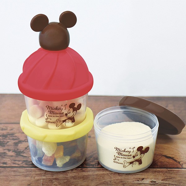 ミルクケース ミッキーマウス 3回分 日本製 小分けケース 80ml 粉ミルク プロテイン 持ち運び 小分け 容器 ケース リビングート Paypayモール店 通販 Paypayモール