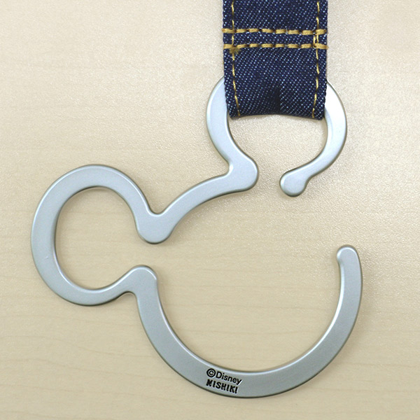 Disney（ディズニー） フック 2個組 ベビーカー ミッキーマウス デニム