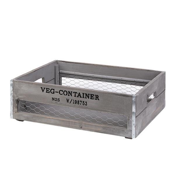 HABITER（アビテ） 収納ボックス ベジウッド ボックス S コンテナ 木製