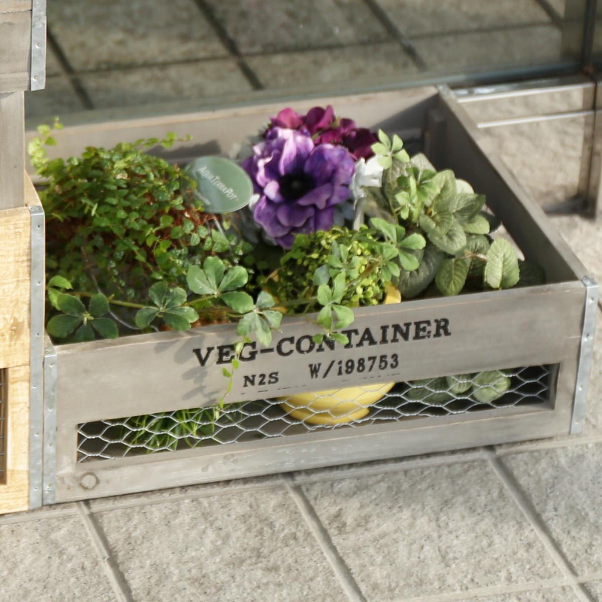 HABITER（アビテ） 収納ボックス ベジウッド ボックス S コンテナ 木製