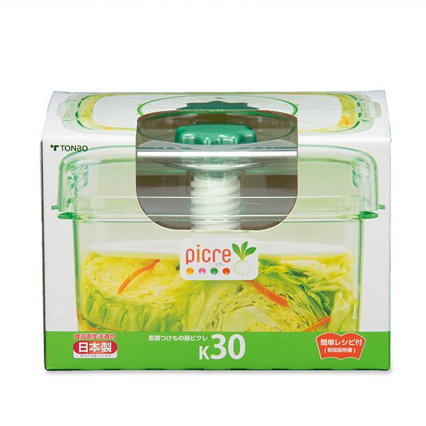 TONBO（新輝合成） 漬物容器 即席つけもの器 角型 3.1L プラスチック