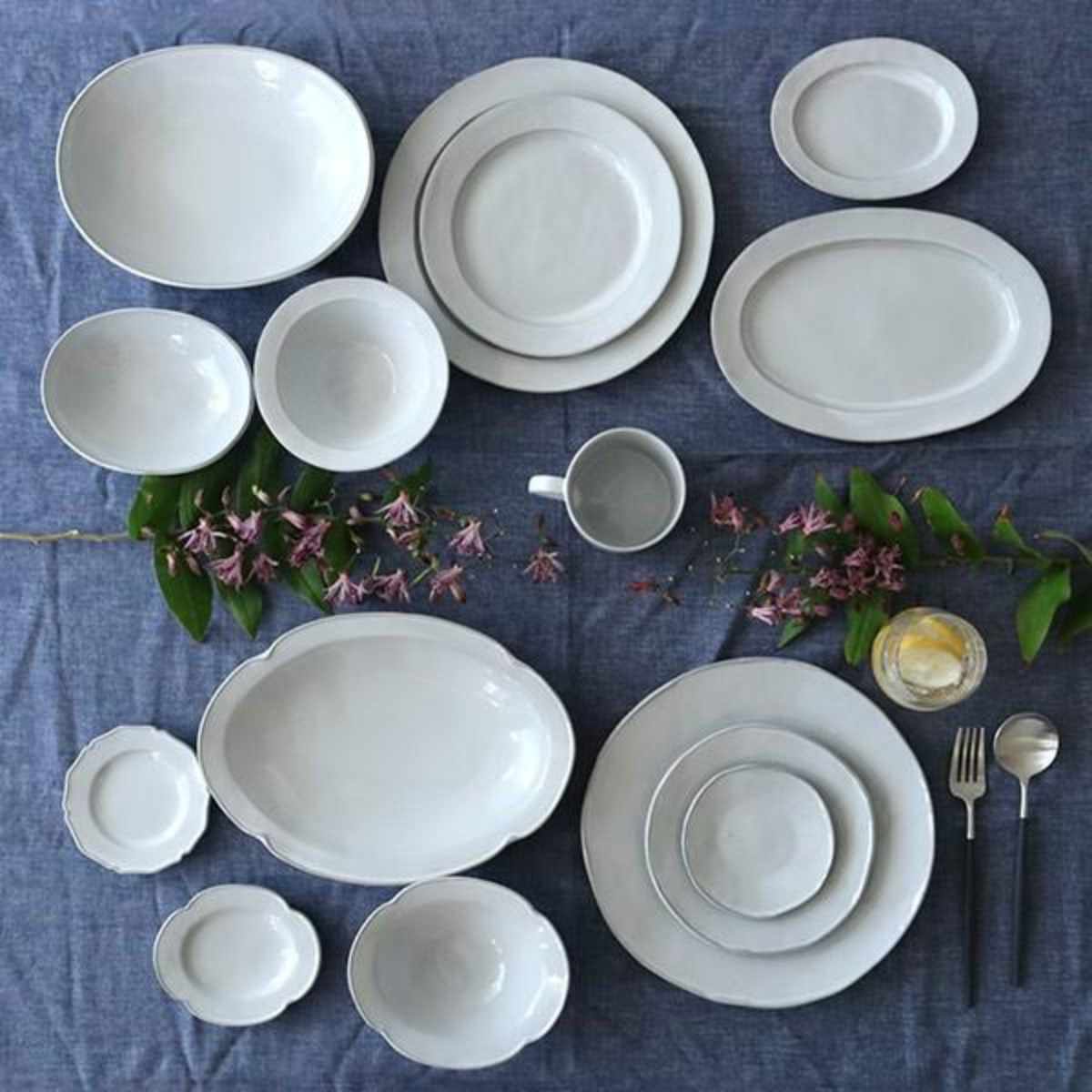 Calin（TAMAKI） プレート 16cm オーバル Calin 皿 洋食器 陶器 日本製