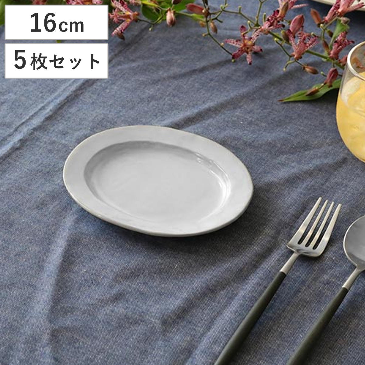Tognana ホワイトオーバル皿5枚セット Amazon.co.jp: 【イタリア発 Tognana(トニャーナ)】お皿 オーバル