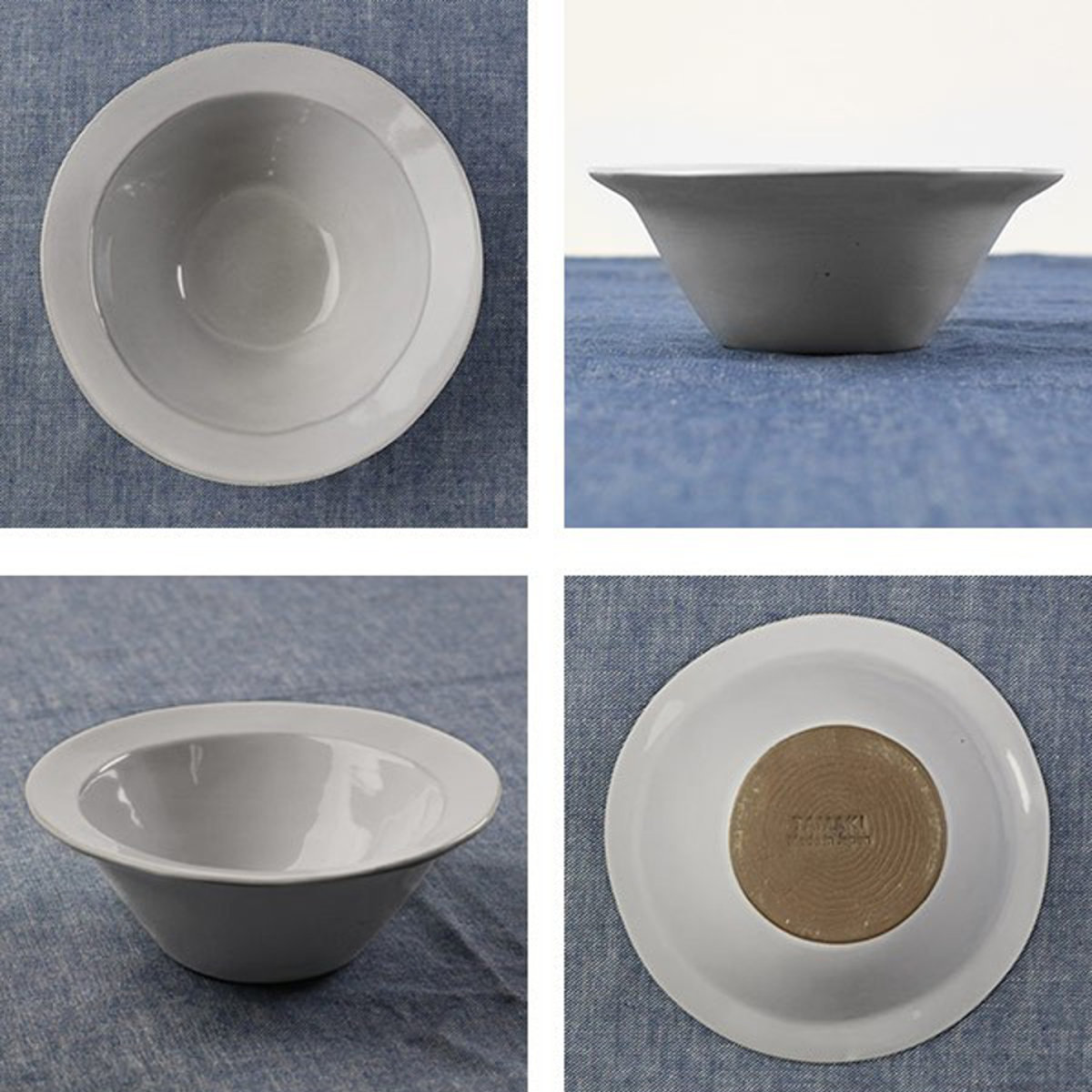 Calin（TAMAKI） ボウル 14cm リム Calin 皿 洋食器 陶器 日本製 同色3
