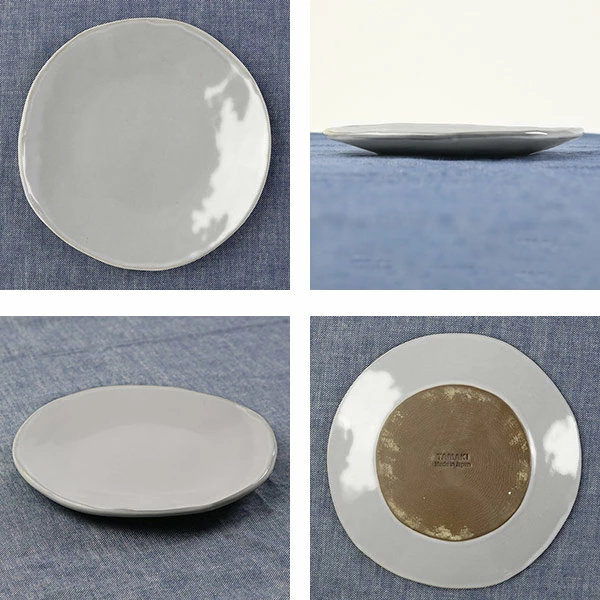 プレート 17cm ラウンド Calin 皿 洋食器 陶器 日本製 （ お皿 電子