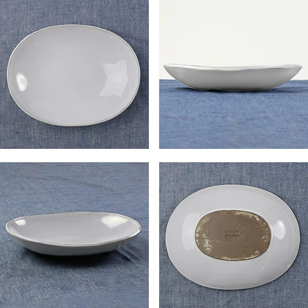 ボウル 24cm オーバル Calin 皿 洋食器 陶器 日本製 （ お皿 電子