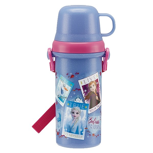 Disney（ディズニー） 水筒 直飲み コップ 2WAY プラスチック アナと雪