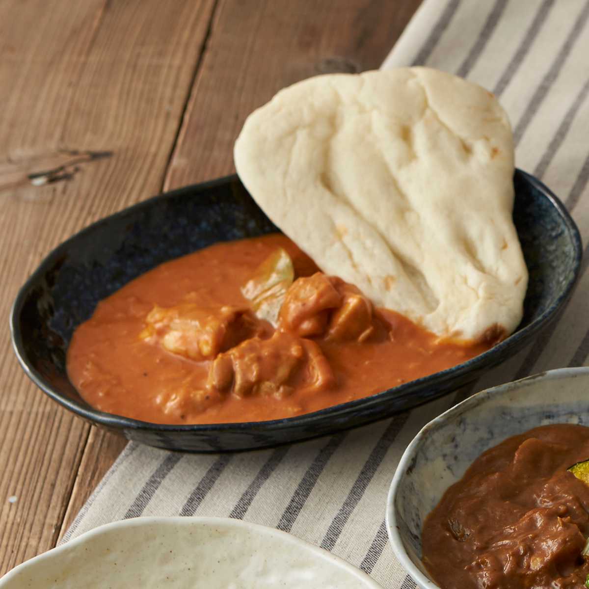 カレー皿 23cm 楕円 藍 皿 食器 陶器 美濃焼 日本製 同色5枚セット