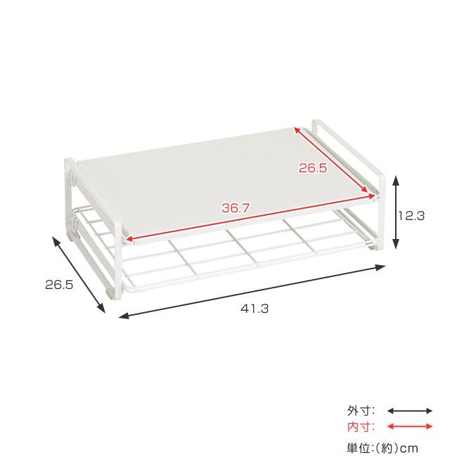 トースターラック 幅41cm キッチンカウンタ...の詳細画像1