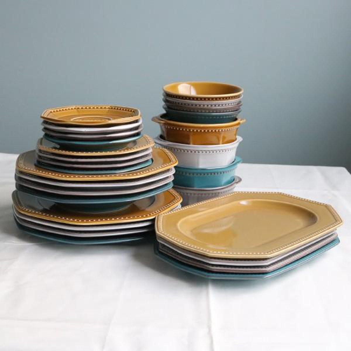 プレート 26cm 美濃焼 コリーヌ Colline 皿 食器 磁器 日本製 ネージュ