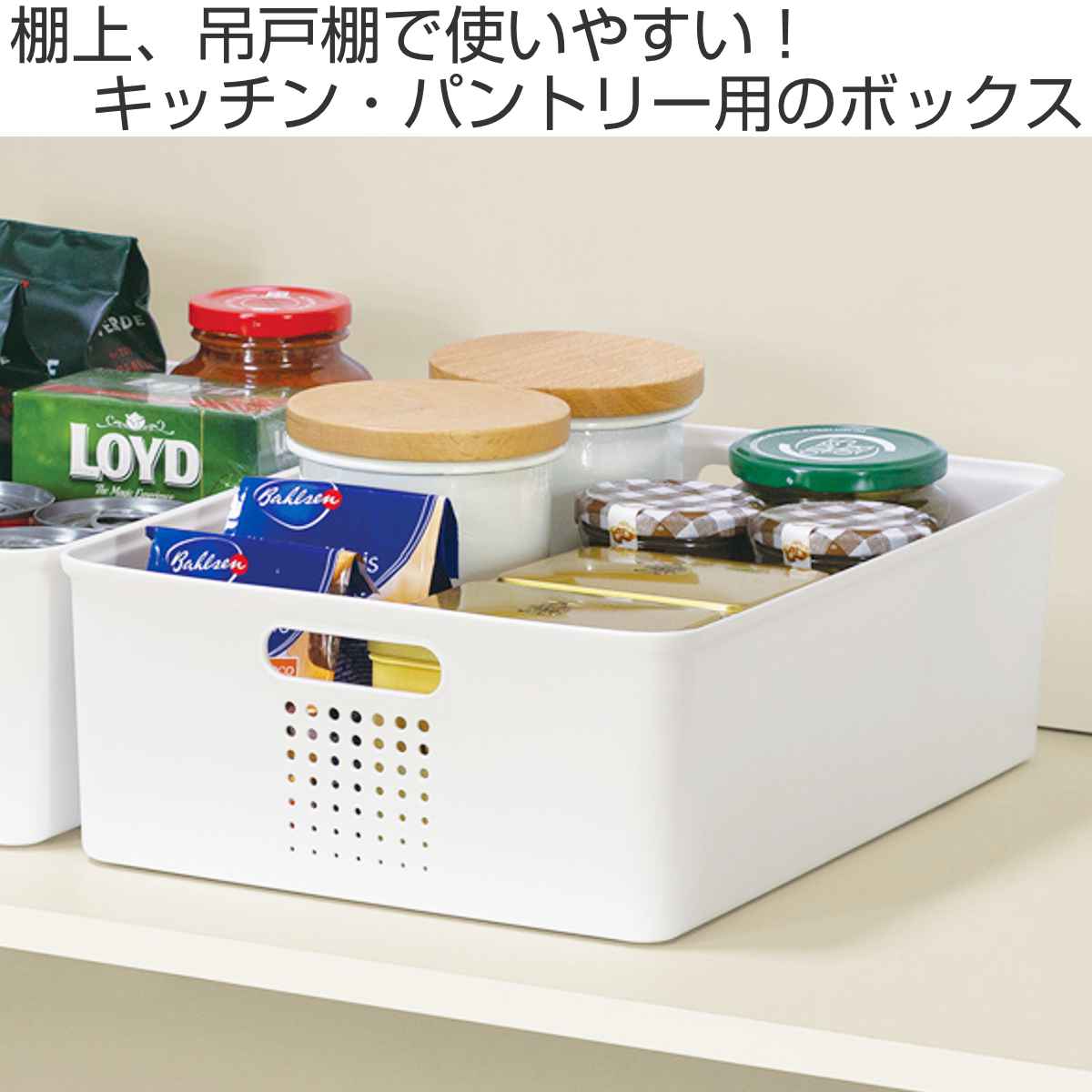 キッチン収納ケース シューノ L ハーフ 幅26cm 奥行36cm 高さ12cm