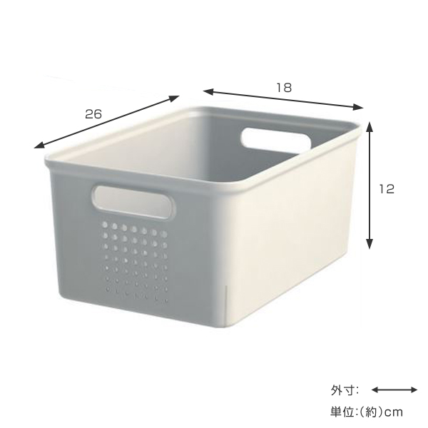 キッチン収納ケース シューノ M ハーフ 幅1...の詳細画像2